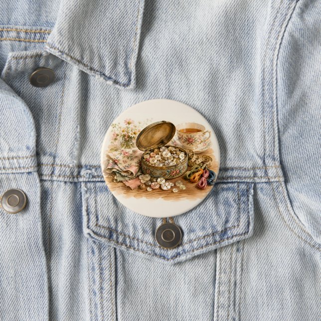 Der Knopf Blechknopf Button (Beispiel)