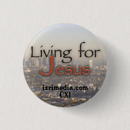 Der Knopf "Leben für Jesus Pinback" Button