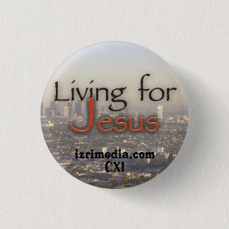 Der Knopf "Leben für Jesus Pinback" Button