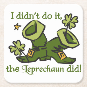 Der Kobold tat Rechteckiger Pappuntersetzer