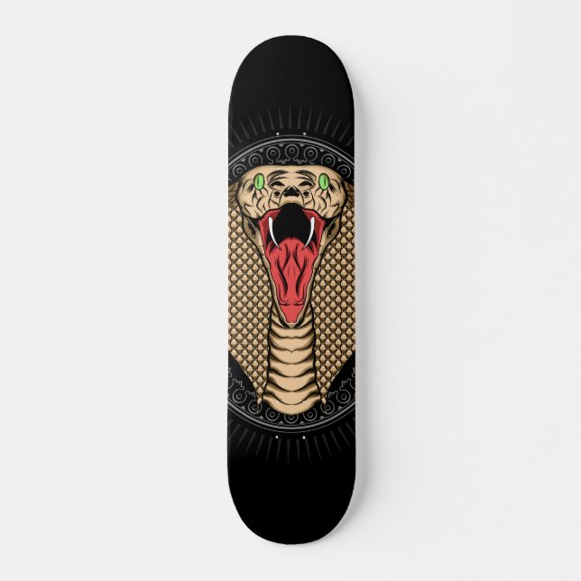 Der Kobra-Kopf Skateboard (Vorne)