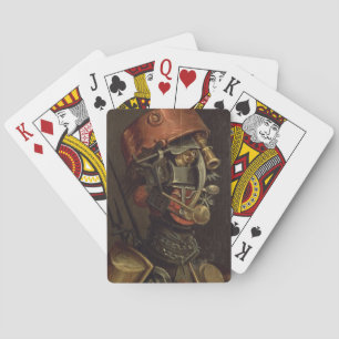 Der Koch (Öl auf Tafel) Spielkarten