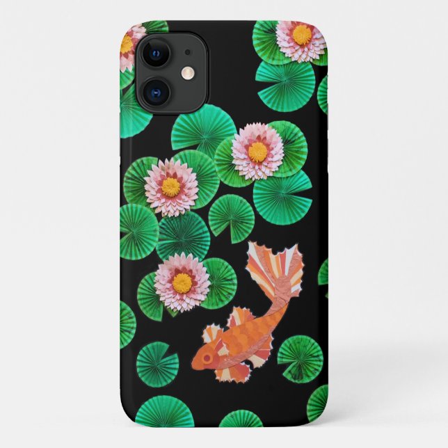 Der Koi-Papierteich Case-Mate iPhone Hülle (Rückseite)