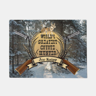 Der Kojote-Jäger-Tür-Matte der Welt bestste Fußmatte