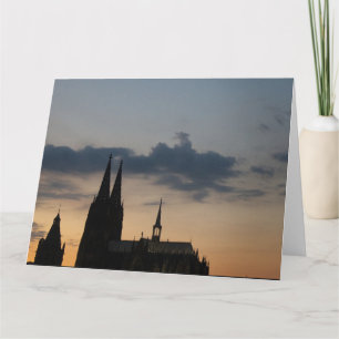 Der Kölner Dom und der vom alten Rathaus Karte