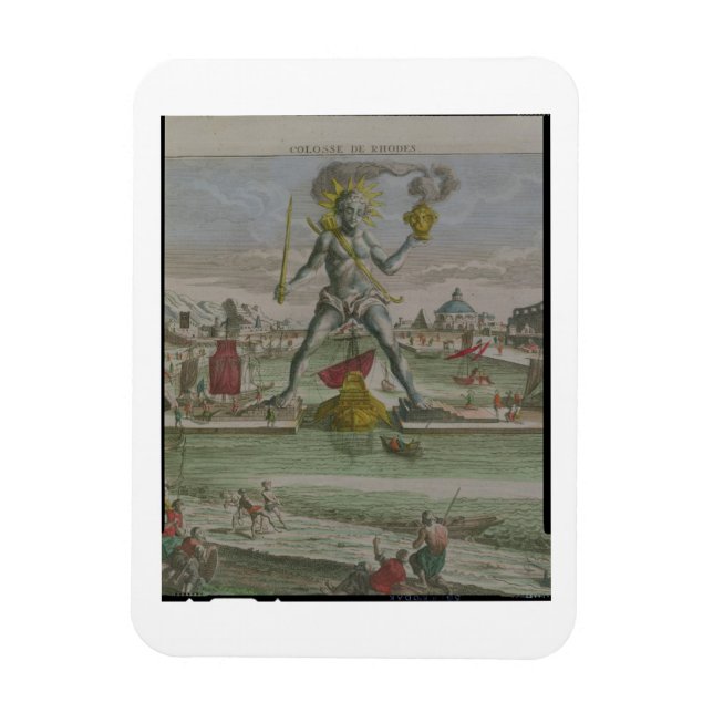 Der Koloss von Rhodos, Detail der Statuenstraße Magnet (Vertikal)