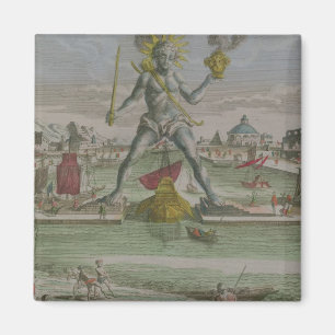 Der Koloss von Rhodos, Detail des Statue strad Magnet