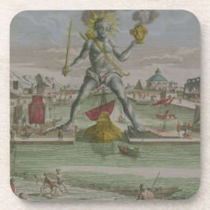 Der Koloss von Rhodos, Detail des Statue strad Untersetzer