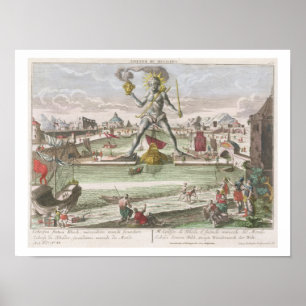 Der Koloss von Rhodos, zweites Wunder der Welt Poster