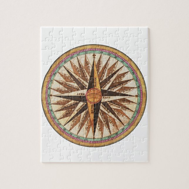 Der Kompass-Navigator-Segeln des Vintages (Vertikal)