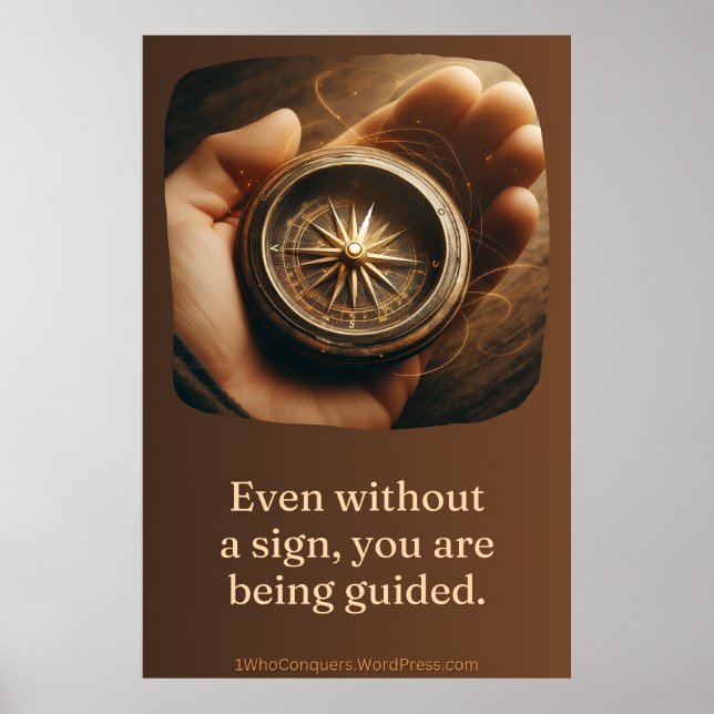 Der Kompass ohne Nadel Poster (Vorne)