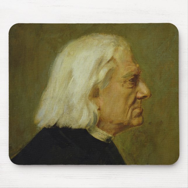Der Komponist Franz Liszt, 1884 Mousepad (Vorne)