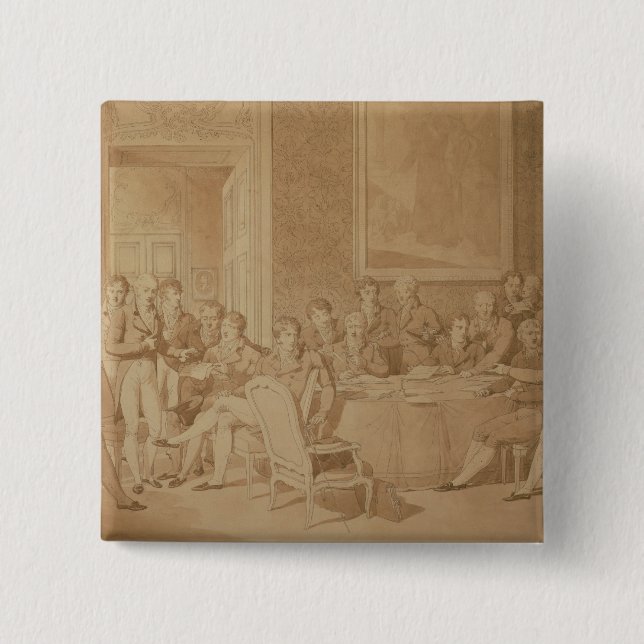 Der Kongreß von Wien, 1815 Button (Vorderseite)