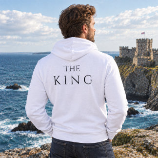 Der König - Bella+Canvas Voll-Reißverschluss-Hoodi Hoodie