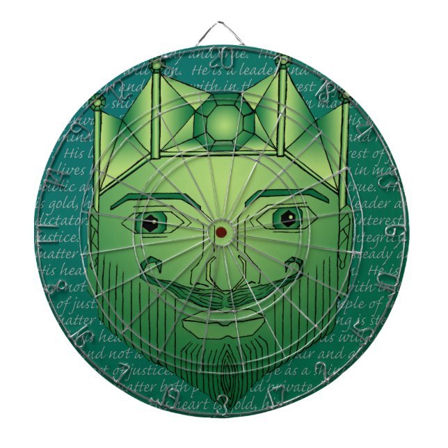 Der König Dartscheibe (vorne)