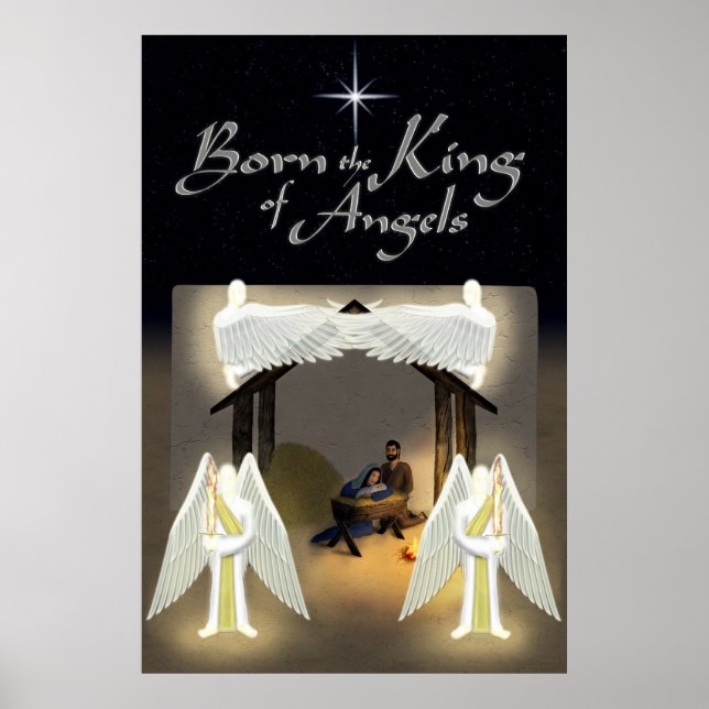 Der König der Engel geboren Poster (Vorne)