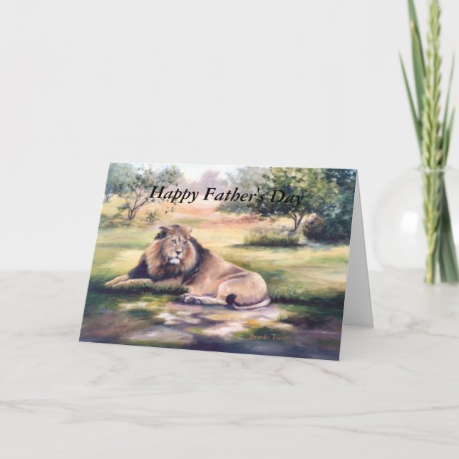 Der König, der glückliche Tag des Vaters Karte (Vorderseite)