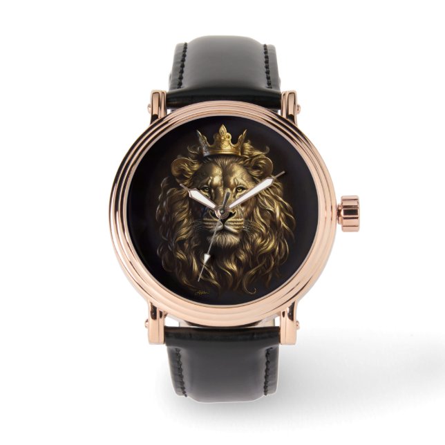 Der König! Der nicht so feige Löwe von Oz Armbanduhr (Vorderseite)
