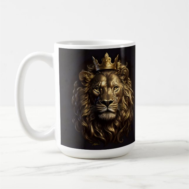 Der König! Der nicht so feige Löwe von Oz Kaffeetasse (Links)