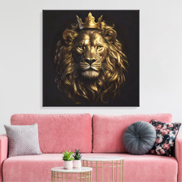 Der König! Der nicht so feige Löwe von Oz Leinwanddruck