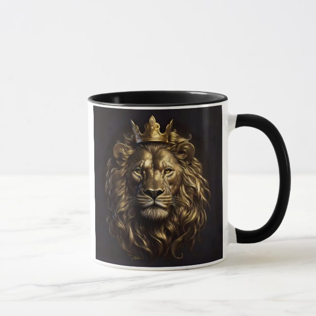 Der König! Der nicht so feige Löwe von Oz Tasse (Rechts)