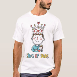 Der König der Väter Vatertag T-Shirt
