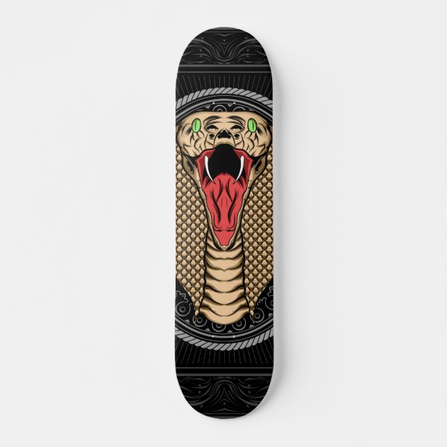 Der König Kobra Skateboard (Vorne)