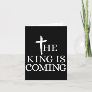 Der König kommt Christentum Bibelvers Christus Karte