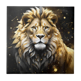 Der König: Majestic Gold und Graue Löwe, Fliese