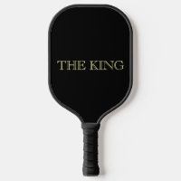 Der König Schwarze Luxus-Minimal-Design