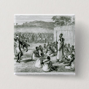 Der König Uganda-wiederholenoberst Button