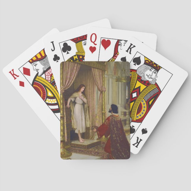 Der König und das Beggar-Mädchen Spielkarten (Rückseite)