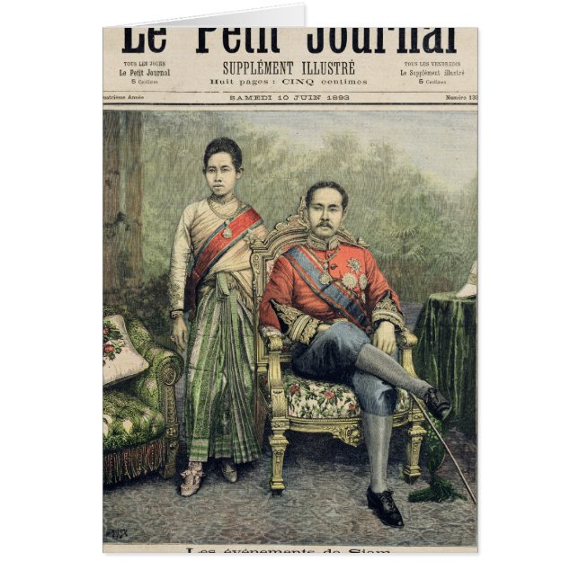 Der König und die Königin von Siam (Vorne)