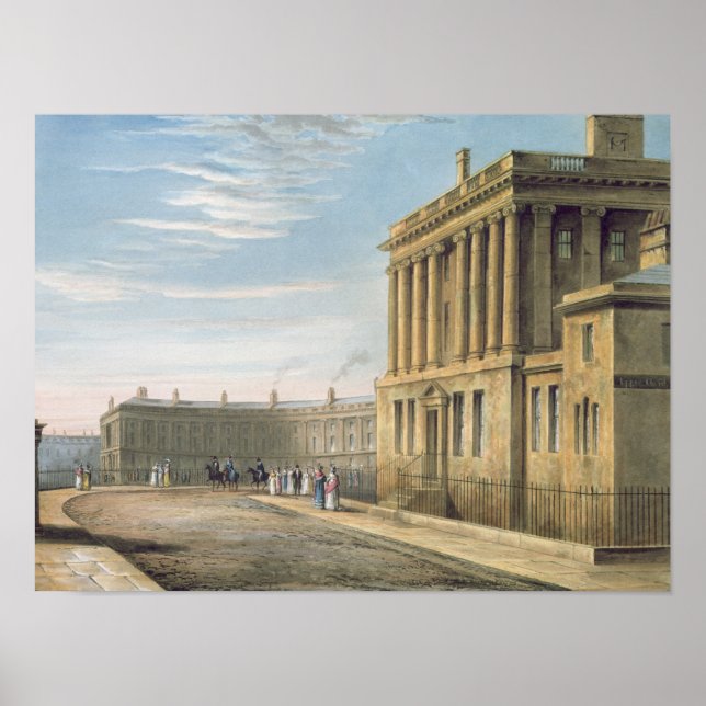 Der Königliche Halbmond, Bad 1820 Poster (Vorne)