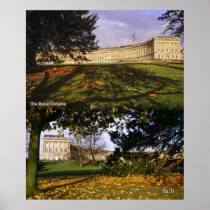 Der Königliche Halbmond, Bath. Poster