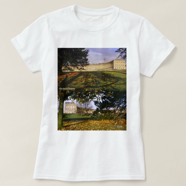 Der Königliche Halbmond, Bath. T-Shirt (Design vorne)