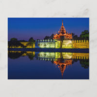 Der Königliche Palast von Mandalay in Myanmar Post