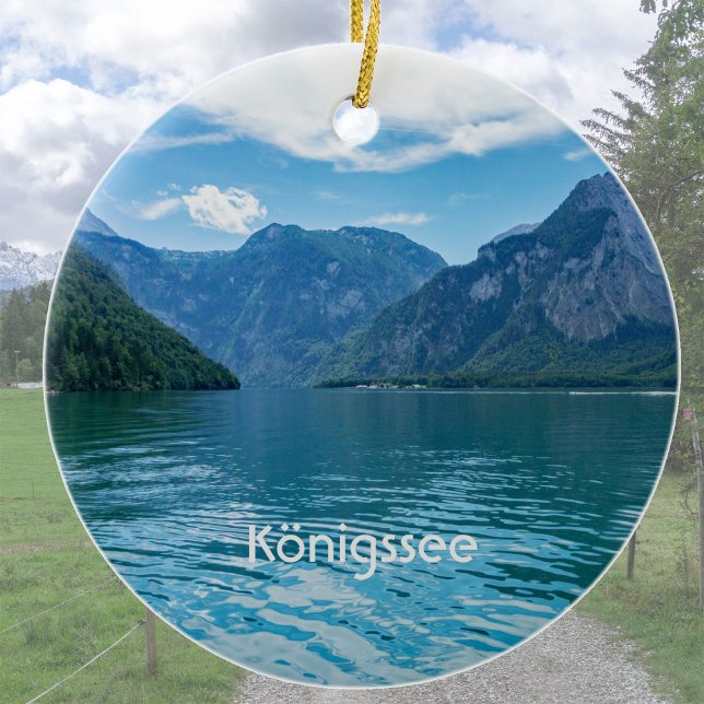 Der Königssee in Bayern, Berchtesgaden Keramik Ornament (Von Creator hochgeladen)