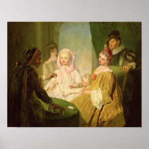 Der Konjuror, 1720-25 Poster