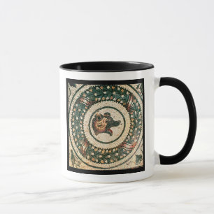Der Kopf des Bären, römisches Mosaik, frühes 4. Tasse