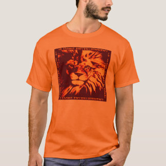 Der Kopf des Löwes - Orange T-Shirt