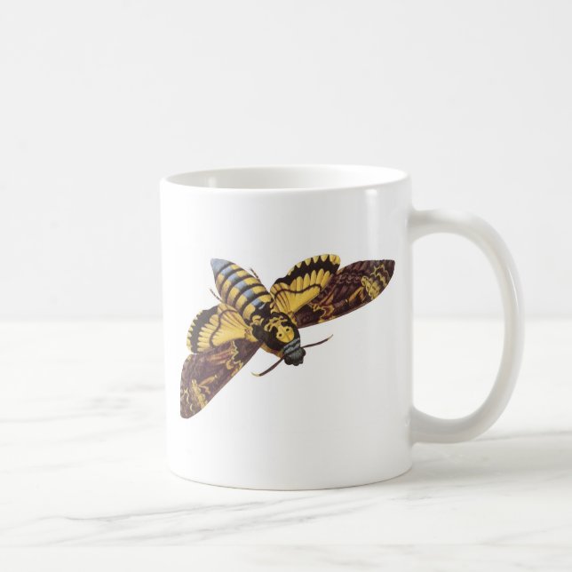 Der Kopf-Falke-Motte des Todes Kaffeetasse (Rechts)
