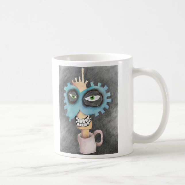 der Kopf in meiner Kaffeetasse (Rechts)