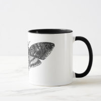 Der Kopf-Motten-Tasse des Todes