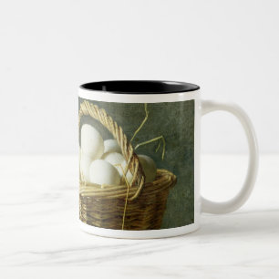 Der Korb der Eier, 1788 Zweifarbige Tasse