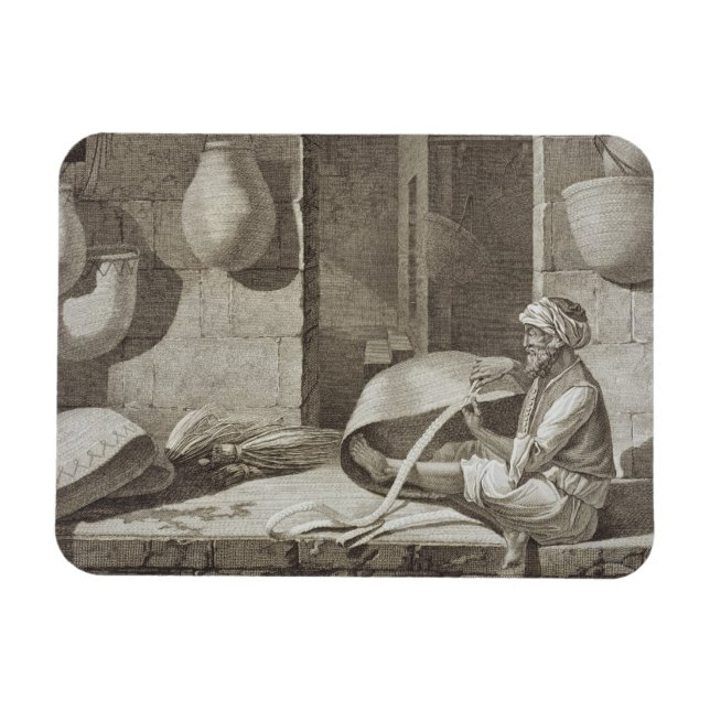 Der Korbmacher aus Band II Kunst und Handel Magnet (Horizontal)
