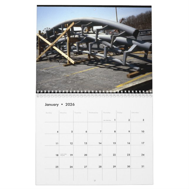 Der Korkenzieher-Bau-Kalender Kalender (Jan 2026)