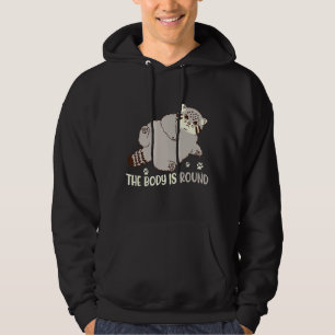 Der Körper ist rund Pallas Katze Niedliche Palette Hoodie