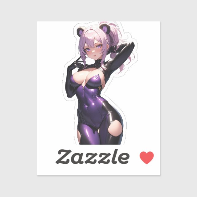 Der kosmische Bär Aufkleber (Blatt)