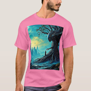 Der kosmische Baum der Fantasie T-Shirt